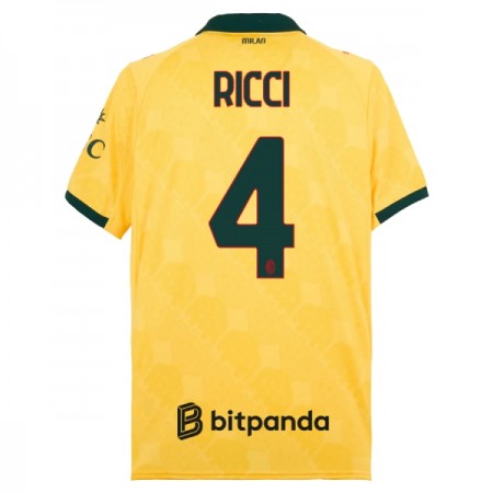 Camiseta de fútbol AC Milan Ricci 4 3ª equipación 2025-26